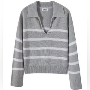 27 Miles Malibu Apallo Striped Polo Sweater